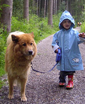 Kind und Eurasier
